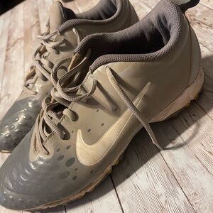 Nike Gray and Cream Athletic Shoes